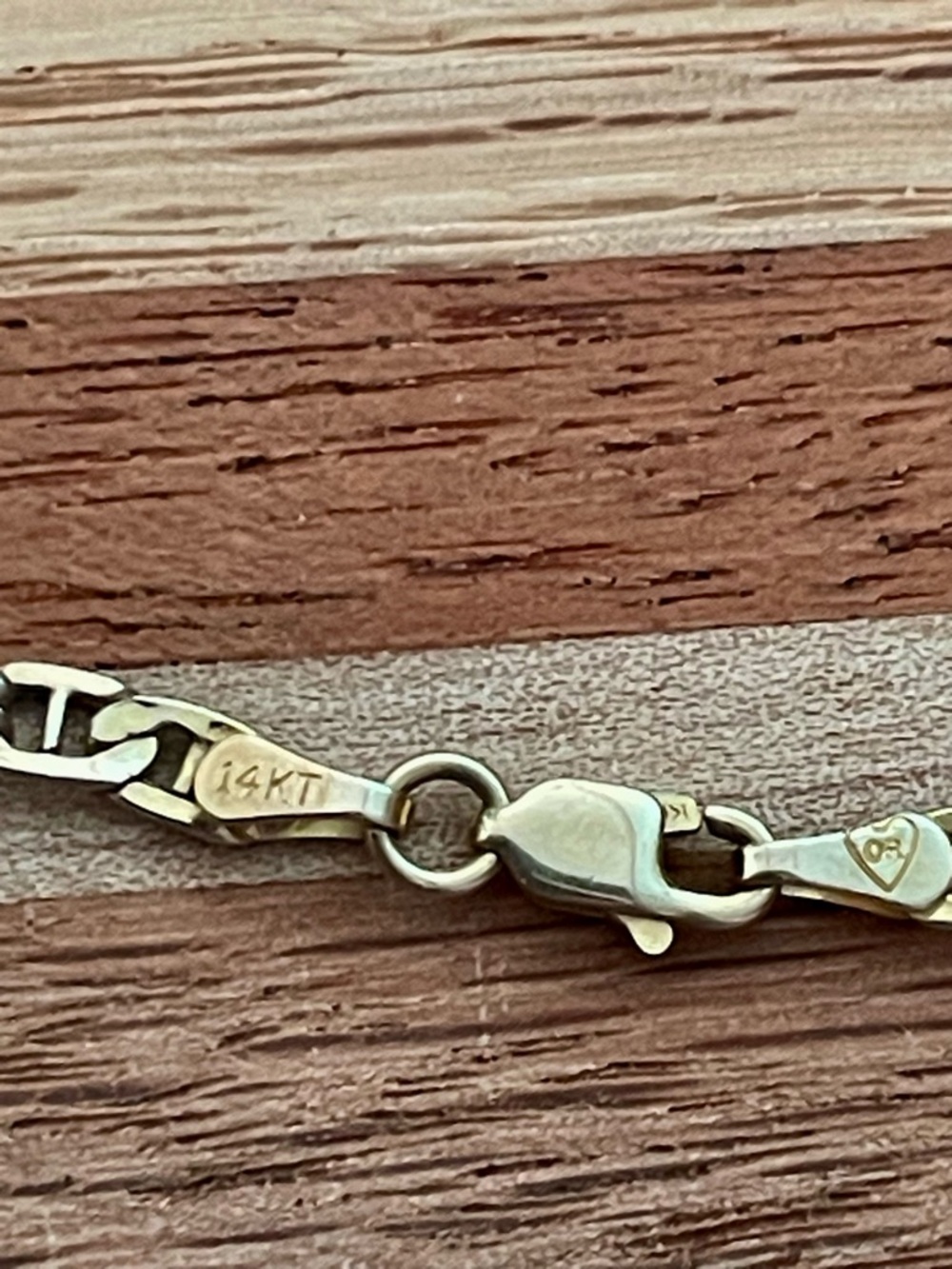 Solid Stamped 14KT 6.75”” yellow Gold Bracelet (broken) repairable? 1.84 grams - Picture 9 of 11